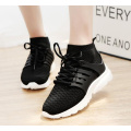 Sapatas do esporte de alta-top tornozelo-alta running sapatos de esportes anti-desgaste de desgaste-resen anti-derrapante sapatos para mulheres